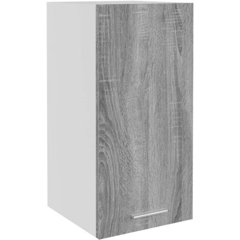 Meuble Elément de Cuisine,Armoire suspendue,Armoire de rangement Sonoma gris 29,5x31x60 cm Bois d'ingénierie -25109 (1/5)