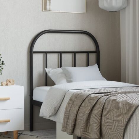 Tête de lit classique métal pour Chambre noir 75 cm -BV63818 (1/5)