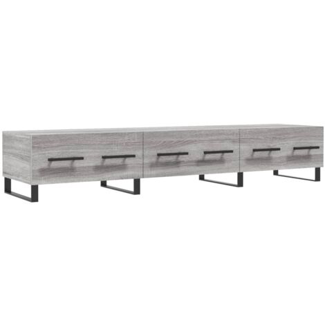 Armoire Meuble TV Scandinave,Banc support TV sonoma gris 150x36x30 cm bois d'ingénierie -32123 (1/5)