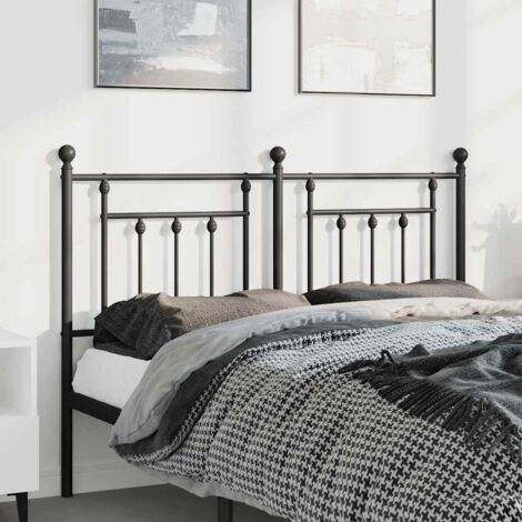 Tête de lit classique métal pour Chambre noir 150 cm -BV84075 (1/5)