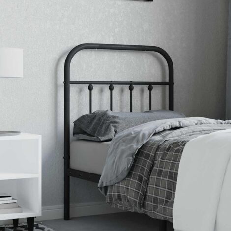 Tête de lit classique métal pour Chambre noir 75 cm -BV52855 (1/5)