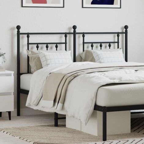 Tête de lit classique métal pour Chambre noir 140 cm -BV82828 (1/5)