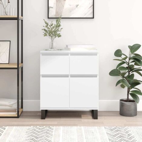 Buffet,Placard de cuisine,Meuble de rangement Blanc 60x35x70 cm Bois d'ingénierie -TZ22479 (1/5)