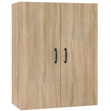 Meuble Elément de Cuisine,Armoire suspendue,Armoire de rangement Chêne sonoma 69,5x34x90 cm Bois d'ingénierie -12335 (1/5)