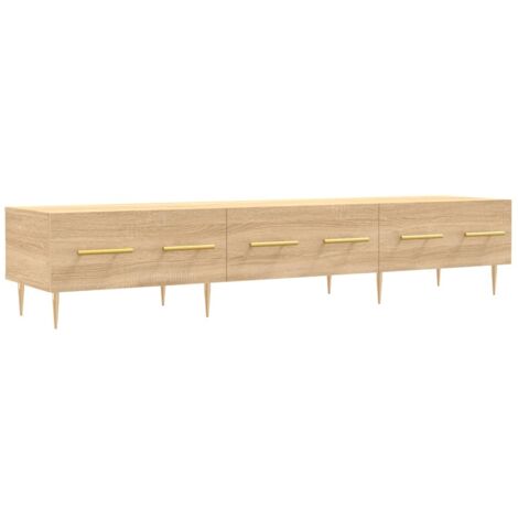 Armoire Meuble TV Scandinave,Banc support TV chêne sonoma 150x36x30 cm bois d'ingénierie -94823 (1/5)
