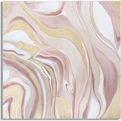 Peinture murale rose 80 x 2,8 x 80 cm (1/5)
