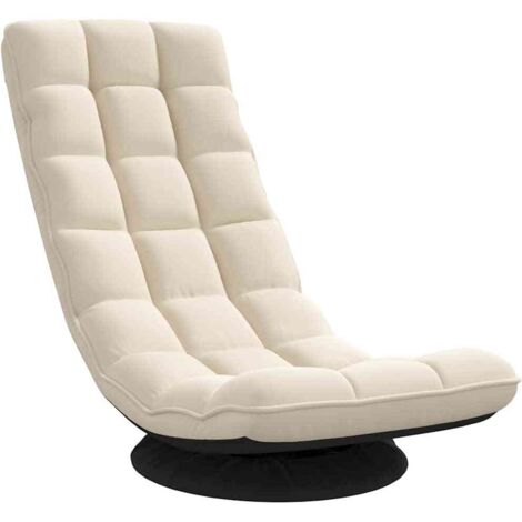 Chaise de sol pivotante en lin 70x51x79 cm (1/5)