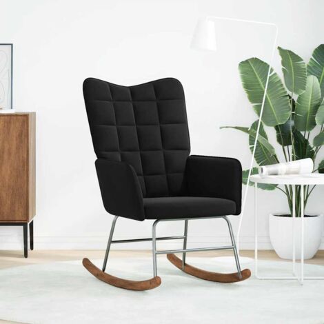 Chaise à bascule Noir Velours (1/5)