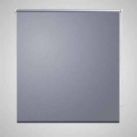Store enrouleur occultant, Store jour nuit, Rideau occultant Isolant et Thermique 100 x 230 cm gris MAE7271 (1/4)