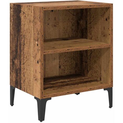 Table de chevet Cabinet de chevet Table de nuit Bois ancien 40 x 30 x 50 cm Bois d'ingénierie (1/5)
