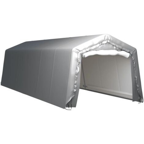 Tente de rangement polyvalente pour extérieur 300x900 cm Acier Gris -35788 (1/5)