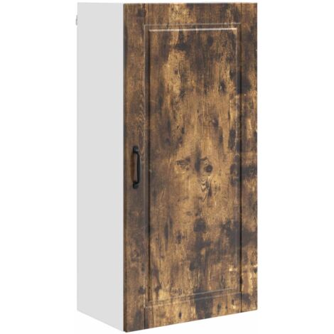 Armoire de cuisine Meuble de cuisine avec étagère Chêne fumé 50 x 31 x 100 cm (1/5)