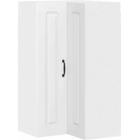 Armoire de cuisine Meuble de cuisine avec stockage Kalmar Blanc 57 x 57 x 100 cm