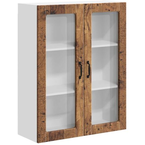 Meuble mural de cuisine  Meuble de cuisine Lucca Bois ancien 80 x 31 x 100 cm (1/5)