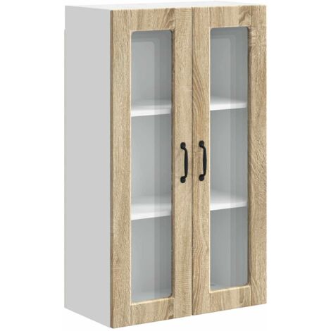 Armoire de cuisine  Meuble de cuisine avec étagère Chêne Sonoma 60 x 31 x 100 cm (1/5)