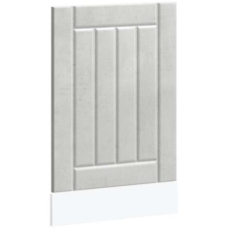 Panneau de lave-vaisselle Lucca gris béton bois d'ingénierie (1/5)