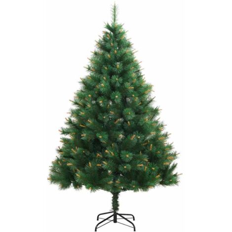 Arbre de Noël artificiel à charnières 180cm déco intérieur stable