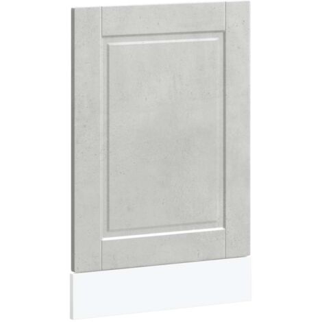 Panneau de lave-vaisselle Porto gris béton 45x1,5x67 cm (1/5)
