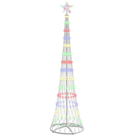 Arbre de Noël  Sapin de Noël LED Multicolore 70 x 70 x 250 cm Métal (1/5)