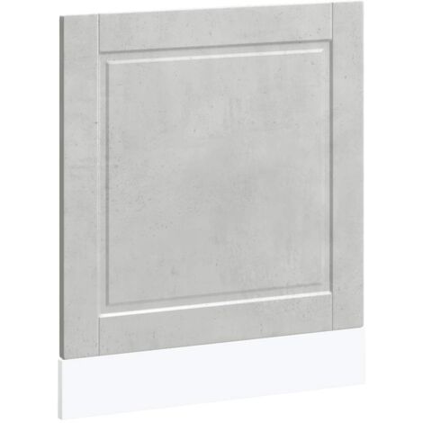 Panneau de lave-vaisselle Porto gris béton 60x1,5x67 cm (1/5)