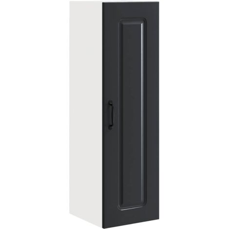 Armoire de cuisine  Meuble de cuisine avec stockage Kalmar Noir 30 x 31 x 100 cm (1/5)