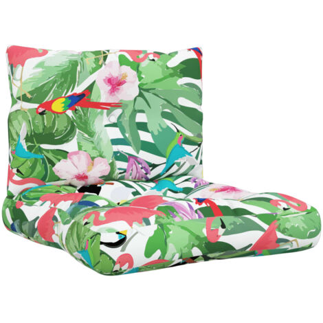 Coussins de palette lot de 2 multicolore tissu Oxford (1/5)