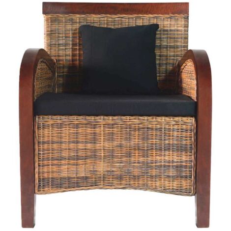Fauteuil relax Fauteuil Rotin tissé à la main (1/5)
