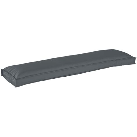 Set de coussins de palette 2 pcs Anthracite 150 x 40 x 8 cm (1/5)