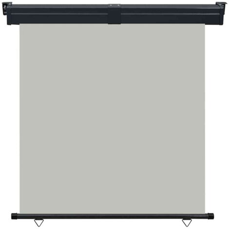 Auvent latéral de balcon 165x250 cm Gris (1/5)