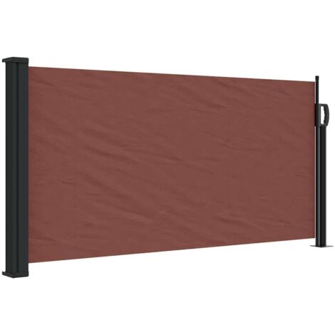 Auvent latéral rétractable marron 100x300 cm (1/5)