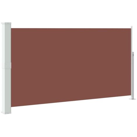 Auvent latéral rétractable de patio 170x300 cm Marron (1/5)