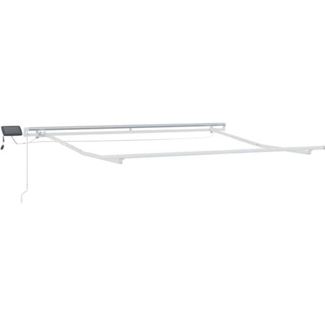 Cadre d'auvent Blanc 300 x 250 cm Aluminium (1/5)