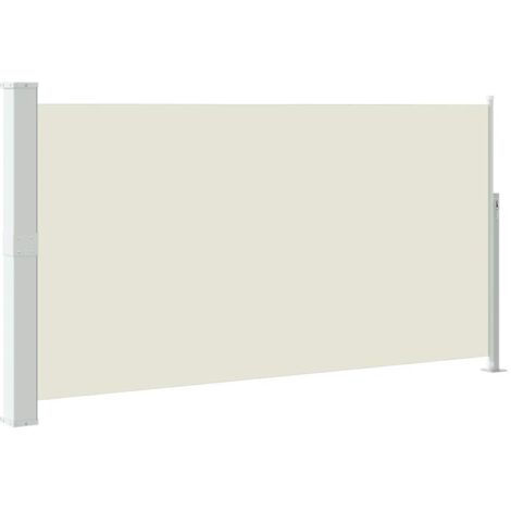 Auvent latéral de patio 160x300 cm Couleur crème (1/5)