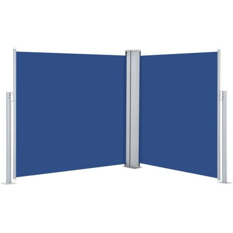 Auvent latéral rétractable Bleu 100 x 600 cm (1/5)