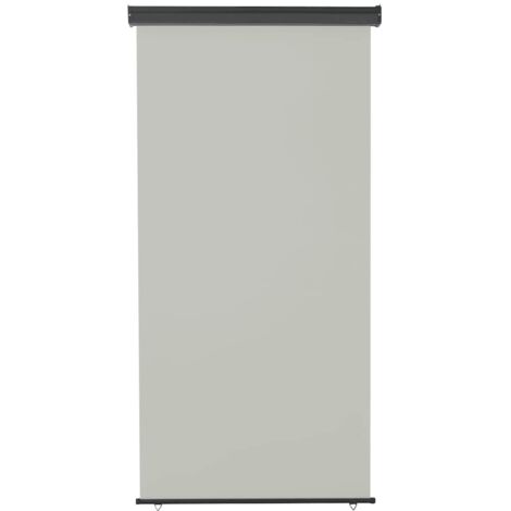 Auvent latéral de balcon 125x250 cm Gris (1/5)