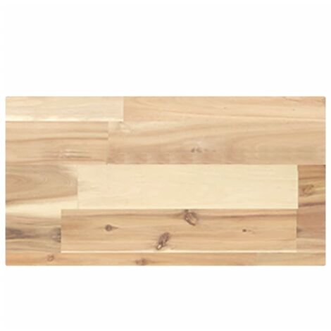 Étagère flottante 40x20x4 cm bois d'acacia massif non traité (1/5)