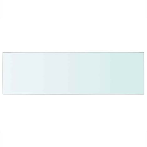 Panneau pour étagère Verre transparent 80 x 25 cm (1/5)