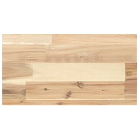 Étagère flottante 60x20x4 cm bois d'acacia massif non traité (1/5)