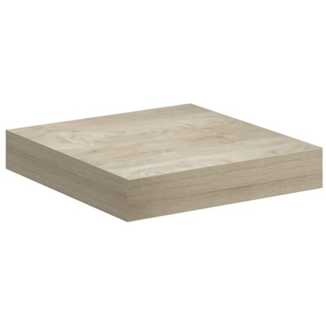 Étagère flottante murale chêne 23x23,5x3,8 cm MDF (1/5)