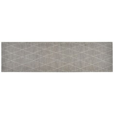 Tapis de cuisine lavable impression losange 45x150 cm velours (1/5)