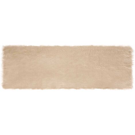Tapis en fausse Tafalla Beige 80 x 250 cm Polyester (1/5)