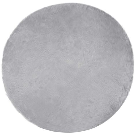 Tapis en fausse Tafalla Gris Ø 160 cm Polyester (1/5)