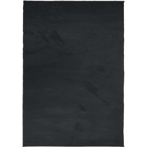 Tapis OVIEDO à poils courts noir 160x230 cm (1/5)