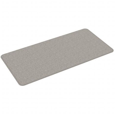 Tapis de couloir aspect sisal platina 50x100 cm (1/5)