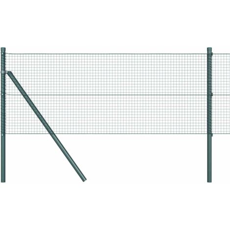 Poteau de clôture. Vert 50 x 0,4 m (maille 19 x 19 mm) (1/5)