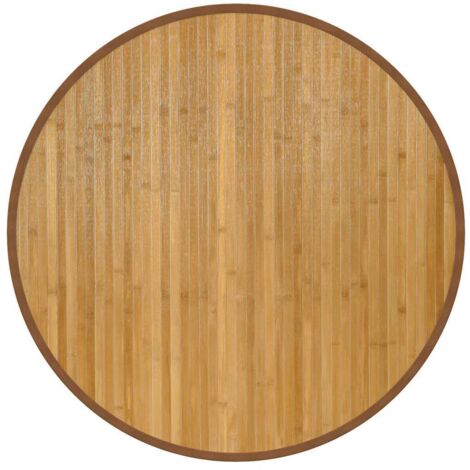 Tapis rond naturel 80 cm bambou (1/5)