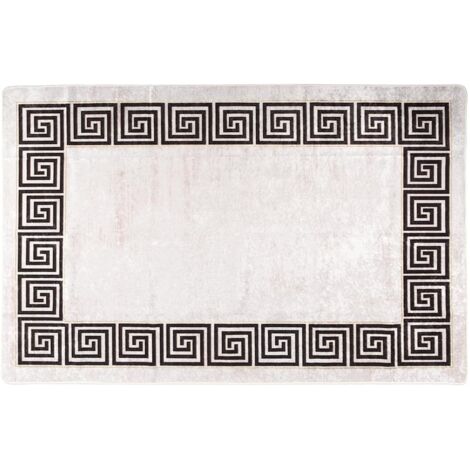 Tapis lavable 80x150 cm Beige clair (1/5)