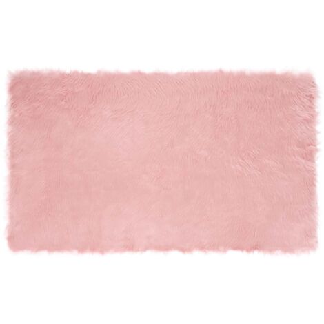 Tapis en fausse Tafalla Rose 100 x 200 cm Polyester