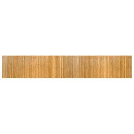 Tapis rectangulaire naturel 70x400 cm bambou (1/5)
