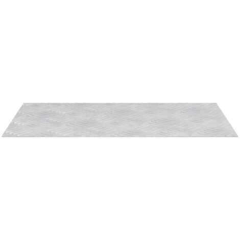 Nez de marche Rectangulaire 4 pcs Argenté 50 x 30 cm Aluminium (1/5)